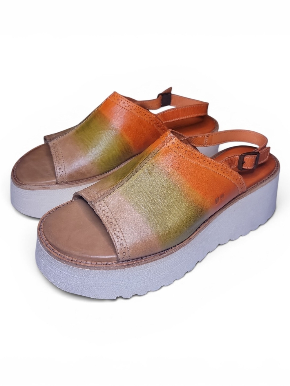 Bed STU LIbrary Melon TD Sandals. Sz 10 - Picture 5 of 7